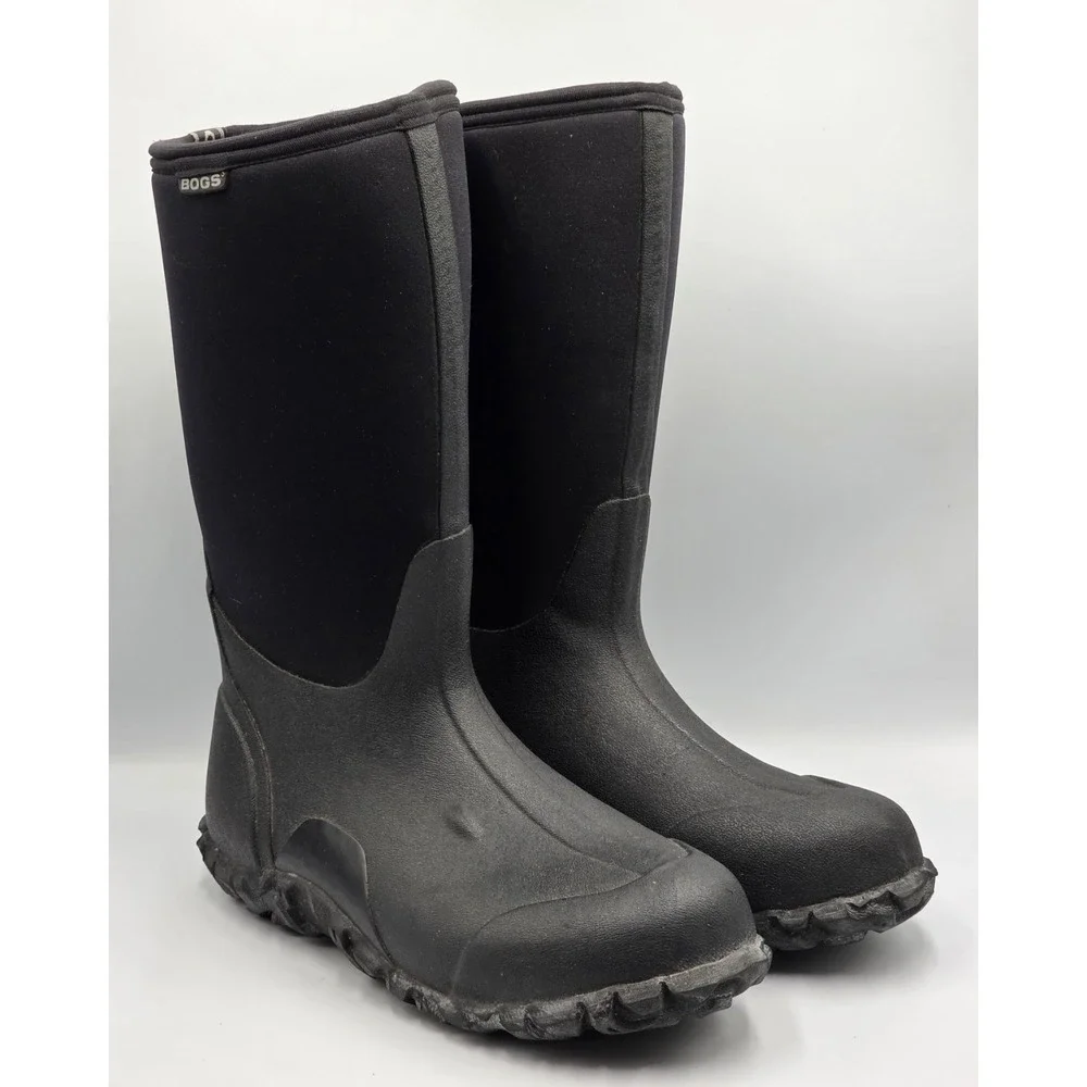 Bogs Classic High 60142-001 Men's Waterproof Insulated Boots Black Size 11